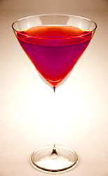 Cocktail in einem Martini-Glas